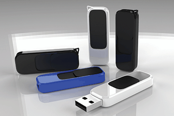 slick Style Customized USB Flash Drive